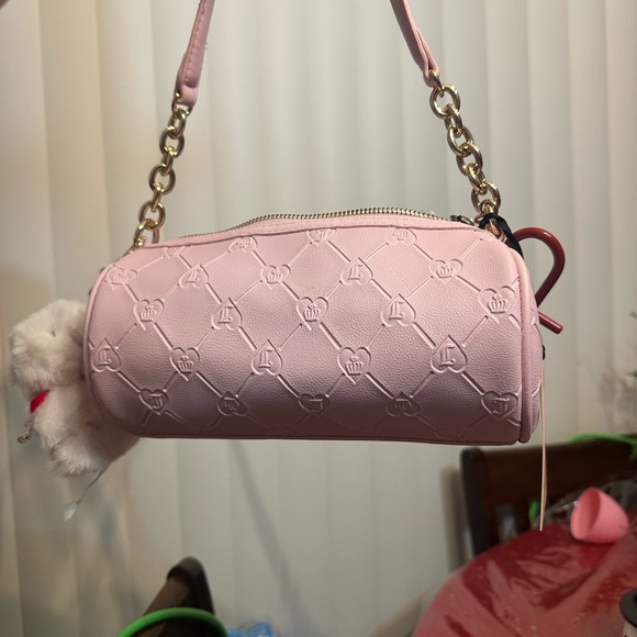 Juicy Couture Handbags - Juicy Couture Light pink Holiday in Juicy roll Bag with Chain Strap